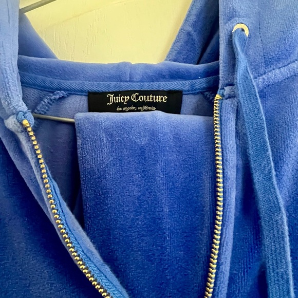 Juicy Couture Velour Tracksuit Set - Periwinkle - Picture 3 of 6